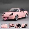 Miniature 1/32 Mazda MX5 Alloy Diecast Metal MX-5 Toy Car Model Vehicle Sound & Light Collection Hobbies Gifts for Children Boys Kids