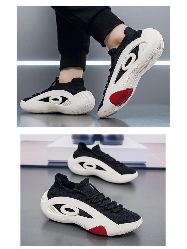 Premium Plus Size Men's Summer Mesh Running Shoes - Breathable, Versatile, Thick Sole Casual Sneakers