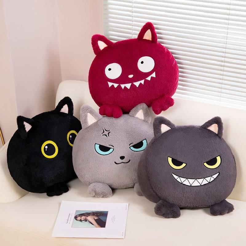 Cat Black Adorable Plush Toy Cartoon Girls Children Sleep Buddy Birthday Gift