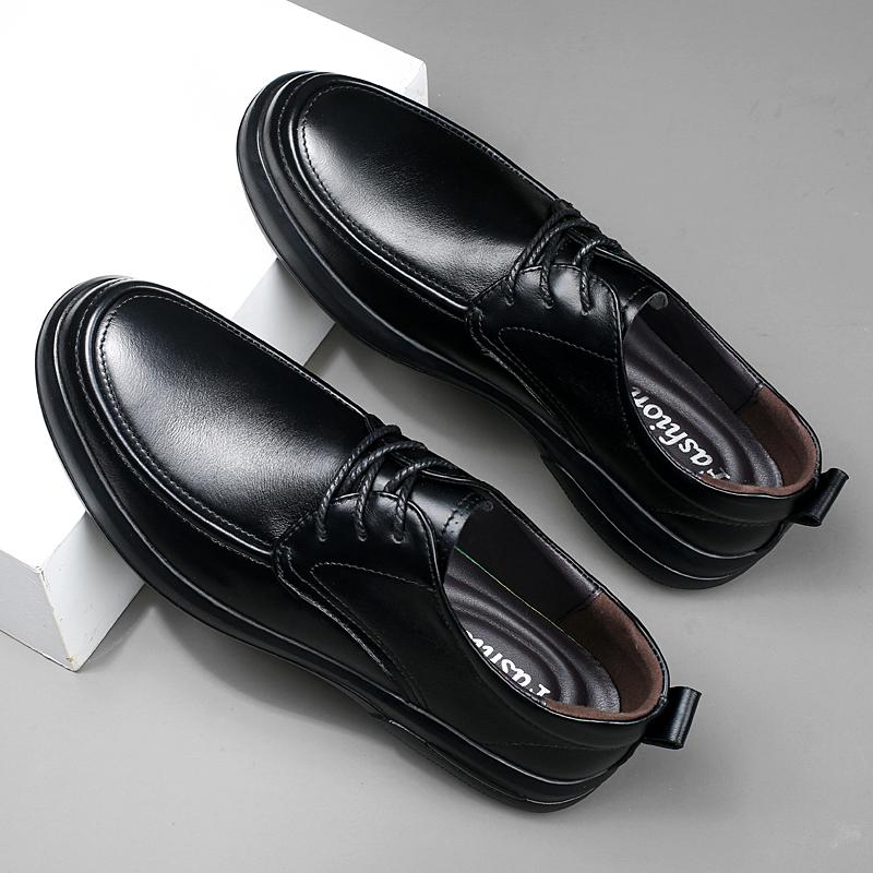 Men Sneakers Fashion Retro Leisure New  genuine Leather Casual Shoes for Men cow Leather oxfords Shoes men footwear