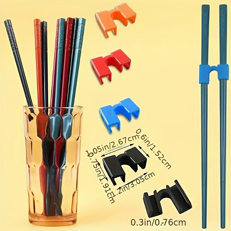 4pcs Beginner Chopstick Rack - Lightweight Training Chopsticks Accessories, Non-slip, Reusable, Dishwasher Wash, Suitable for Adults, Students