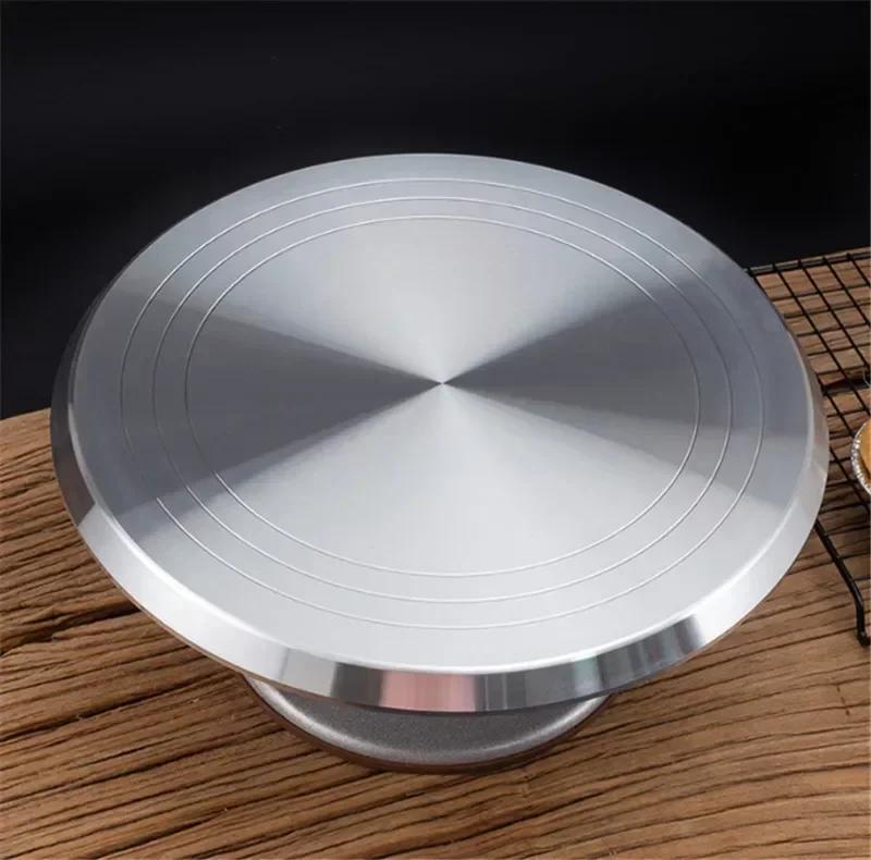 Cake Stand Baking Tool 10 12 14 Inch Mounted Cream Cake Table Turntable Rotating Table Stand Base Turn Around Decorating Table