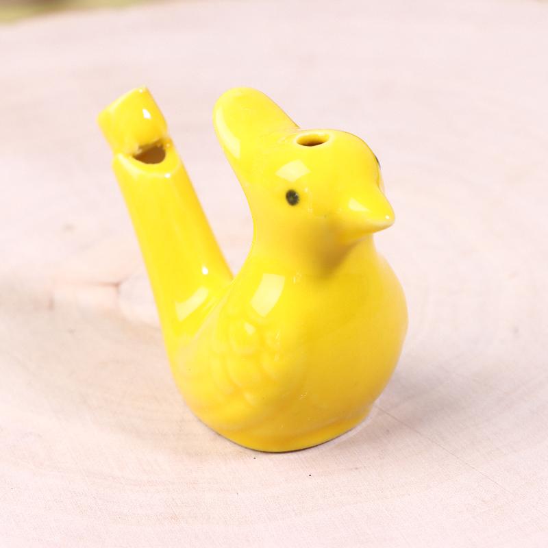 1/5Pcs Bird Whistle Water Musical Ceramic Set Colorful Animal Shape Early Learning Bath Noise Maker Party Favor