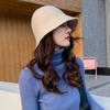 Hip Hop Fashion Autumn Knitted Thicken Warmer Warm Hats Felt Wool Hat Bucket Hat Fishing Cap