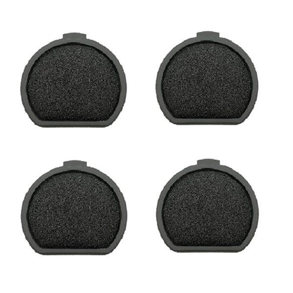 4Pack Brush and Washable Pre-Motor Filter for AEG Electrolux QX9-1-50IB ASKQX9 Filter Vacuum Cleaner Parts Accessories