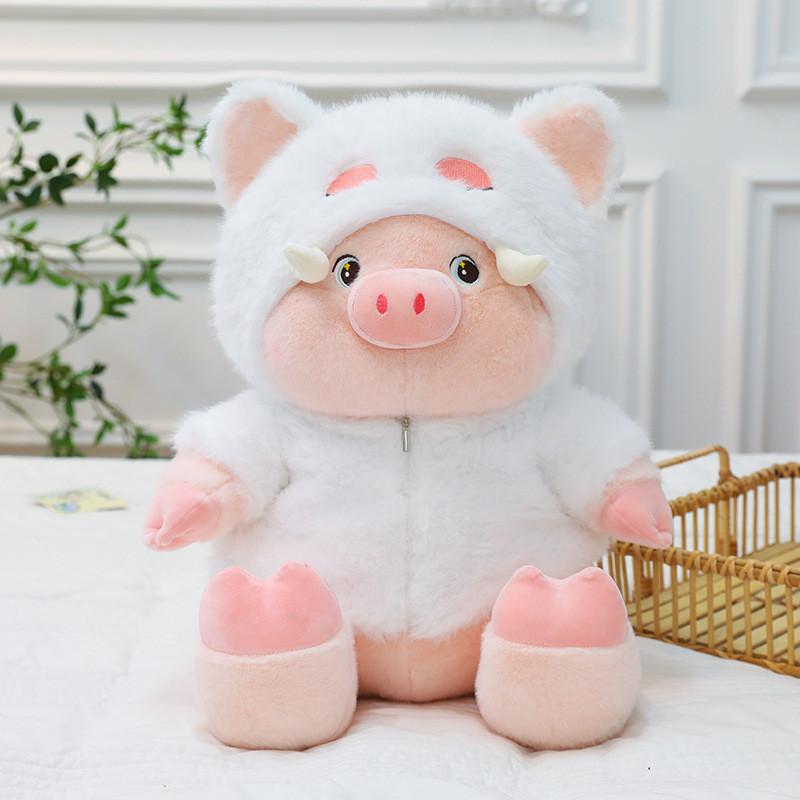 

Wear Clothes Bear Pig Plush Toy Stuffed Animals Doll Cartoon Gift Decoration Pig,35cm