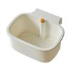 Drain Basket with Separation Filter Design Quick Filtration Press Open Cover 2-in-1