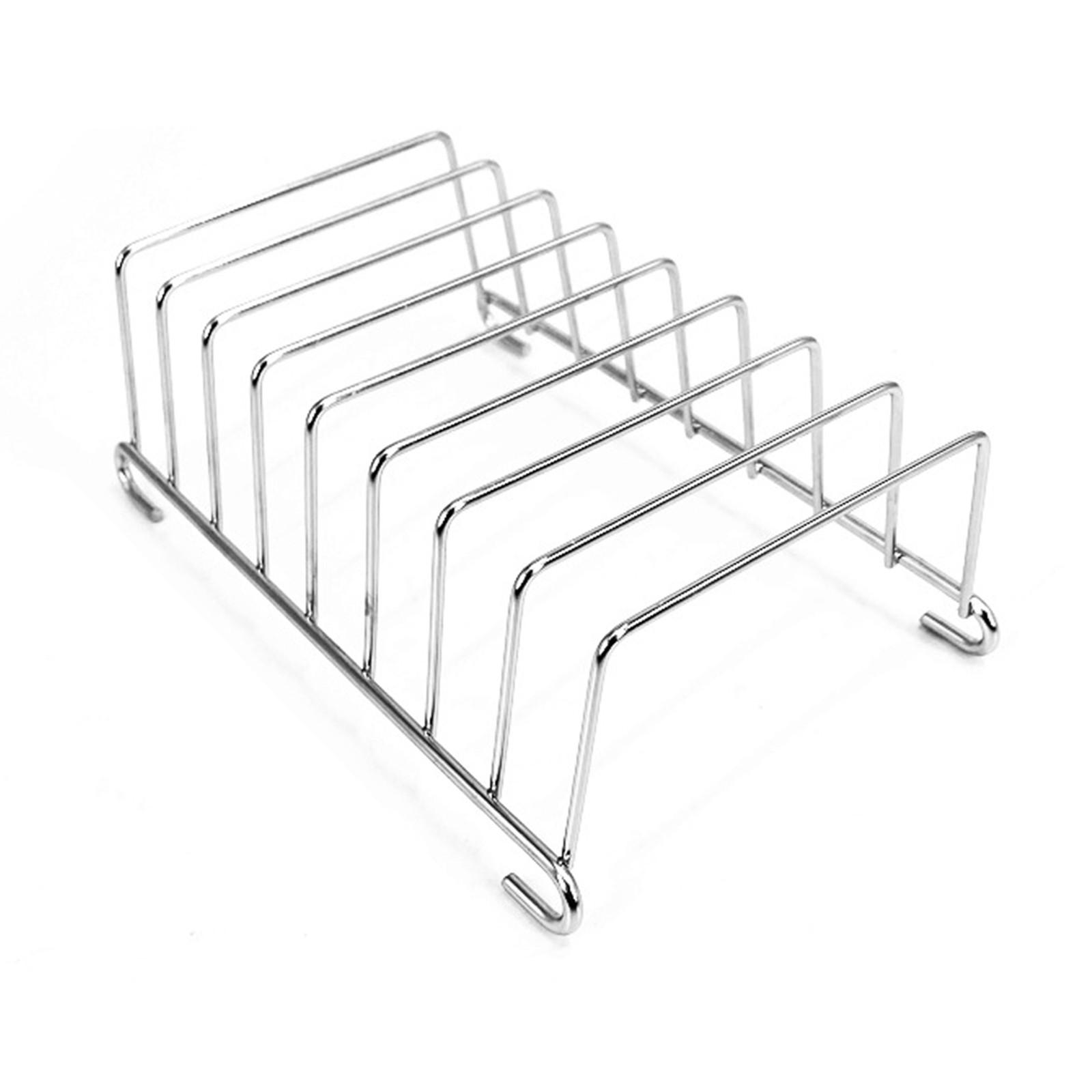 

Подставка для тостов из нержавеющей стали на 8 слотов, подставка для демонстрации хлеба, инструмент для фритюрницы Metal toast rack