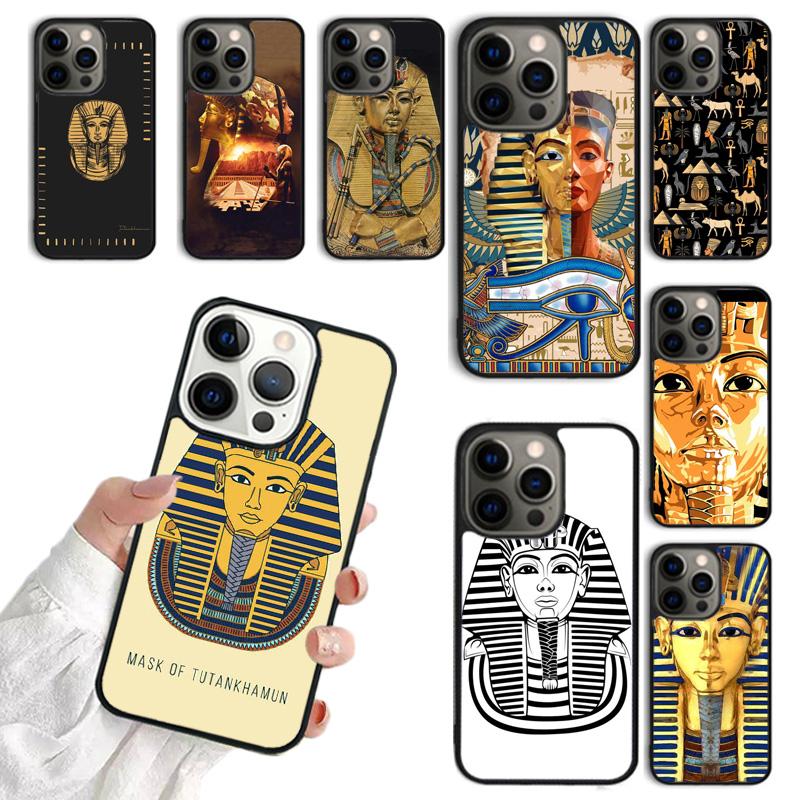 Egypt King Tutankhamun Phone Case For iPhone 17 Air 16 15 14 Plus 11 12 13 Pro Max Coque Cover Shell
