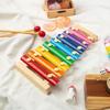 Montessori Wooden Xylophone for Kids with 2 Mallets, 8 Diatonic Keys Musical Instruments for Preschoolers Educational Toys Gifts