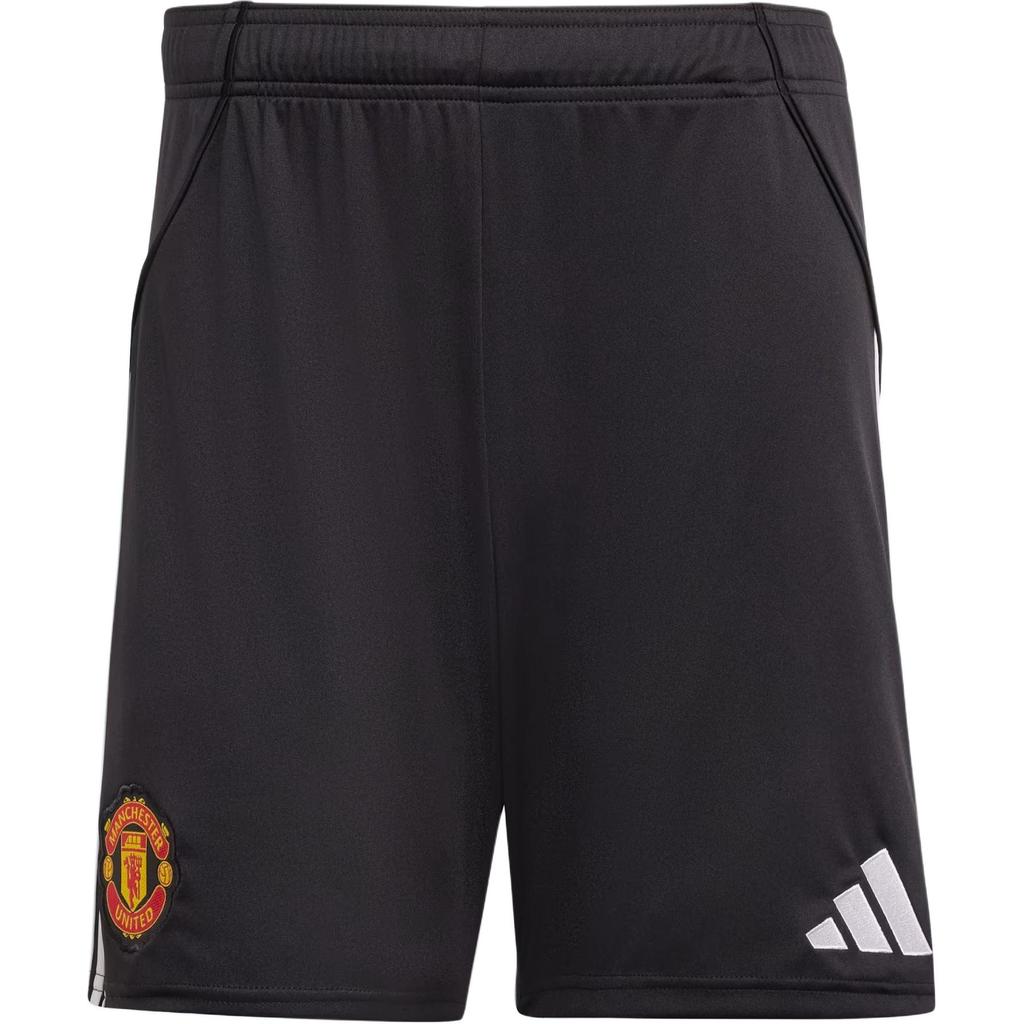 Adidas Manchester United 25/26 Home Logo Three Stripes Moisture-Wicking Football Shorts Men Shorts JI7431