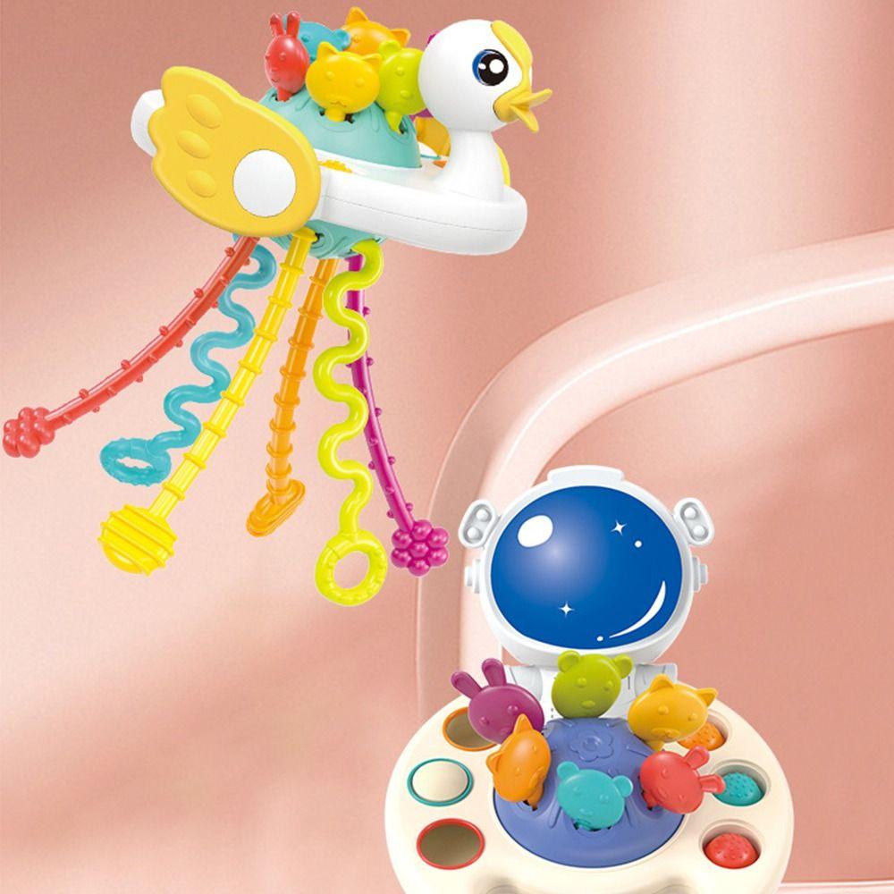 UFO Pull String Baby Toy Develop Teething Sensory Toys Baby Montessori Toys Kids Educational Toys