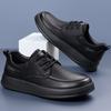 2026 New Men's Soft Bottom Business Shoes Fashion Genuine Leather Oxford Shoes Comfy Casual Leather Retro Versatile Board Shoes