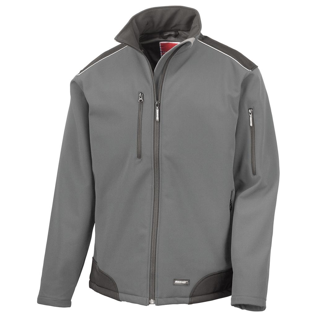 WORK-GUARD by Result Mens Softshell Ripstop Work Jacket