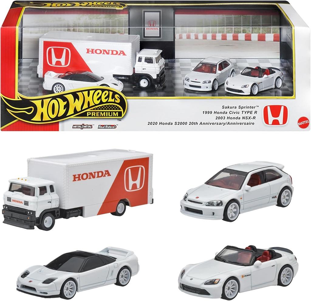 Hot Wheels Premium Collector's Set Assortment - Honda Type-R Heritage New