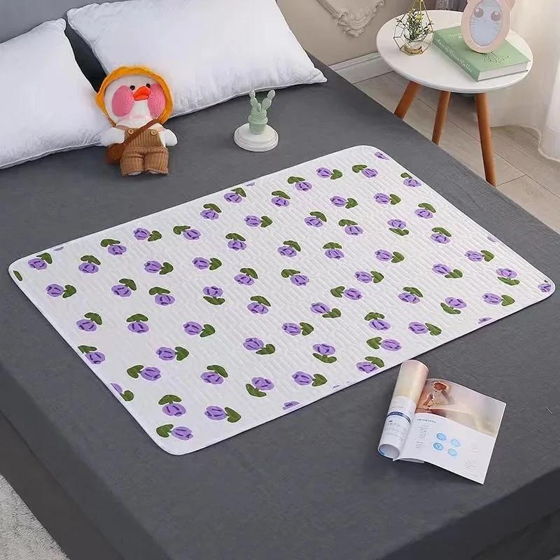 Wasbare Incontinentie Bedmat Herbruikbare Waterdichte Matrasbeschermer voor Volwassenen en Kinderen Anti-Lek Onderlegger 70cmx90cm