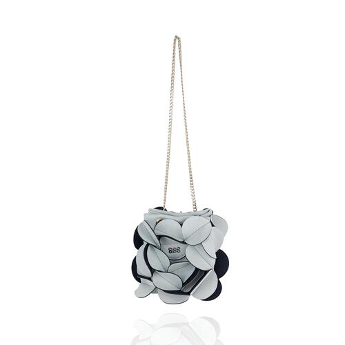 Suin Flower Mini Chain Bag - Light Gray