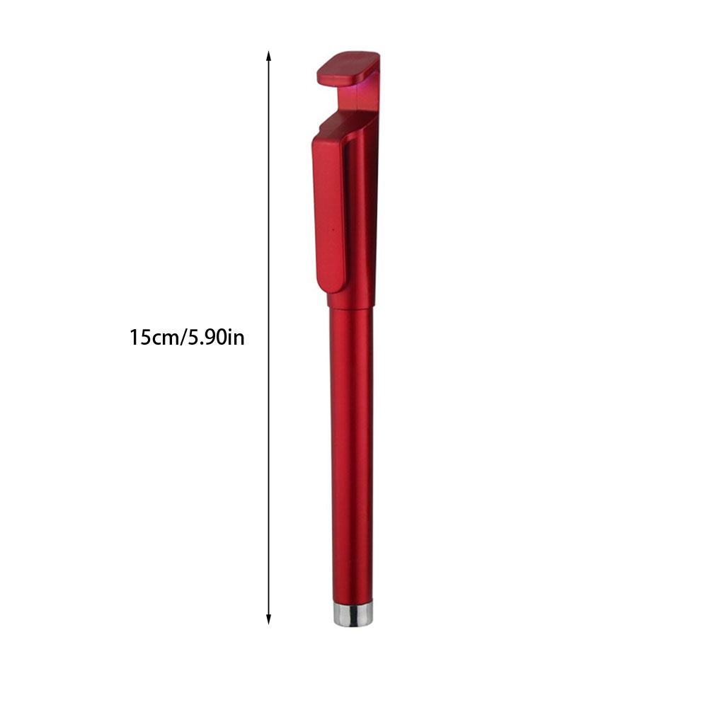 0.5mm Gel Pen with Clip Portable Refillable Pens Phone Holder Signatures Writing Tool Stationery School Office Home
