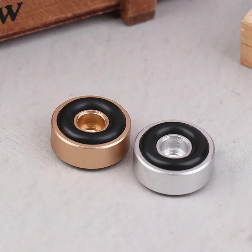 1/4Pcs Aluminum Alloy Speaker Spikes Stand Isolation Absorb Shock Feet Pad HIFI 20x8mm Amplifier Base Feet