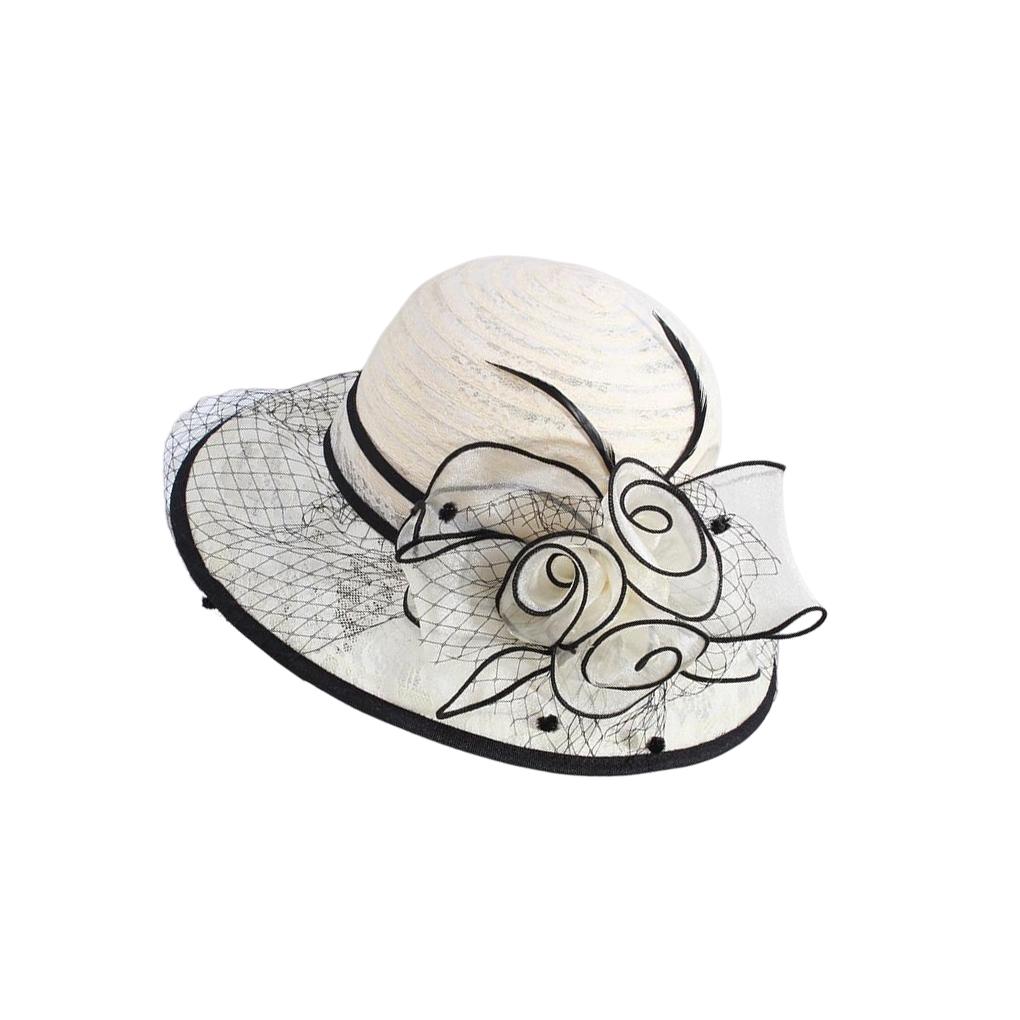 Fabric Women Bucket Hat Lace Colorful Replacement Vintage Flower Decor Dome Girls Ladies Fishing Cap Headgear Gift