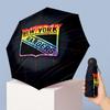 New York Rangers Printed 5?Fold Mini Umbrella 8?Rib Windproof Compact Umbrella For Women Pocket Carry