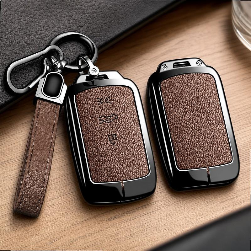 Suitable for Maserati Grecale GranTurismo MC20 2024 Zinc Alloy Car Key Case Leather Remote Control Protective Case