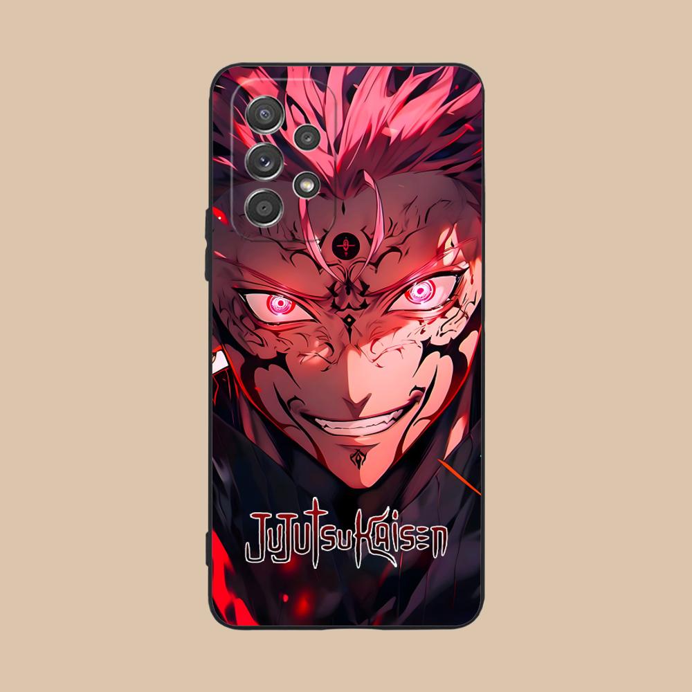 Jujutsu Kaisen Sukuna Mobile Phone Case for Samsung Galaxy A56 55 54 53 52 51 36 35 34 23 16 15 5G Colorful Cover Luxury Pretty