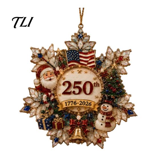 Indoor Outdoor Hanging Ornaments Snowflake Christmas Tree Ornament, Acrylic Holiday Decor Festive Decorations for Window Home Fireplace Display,