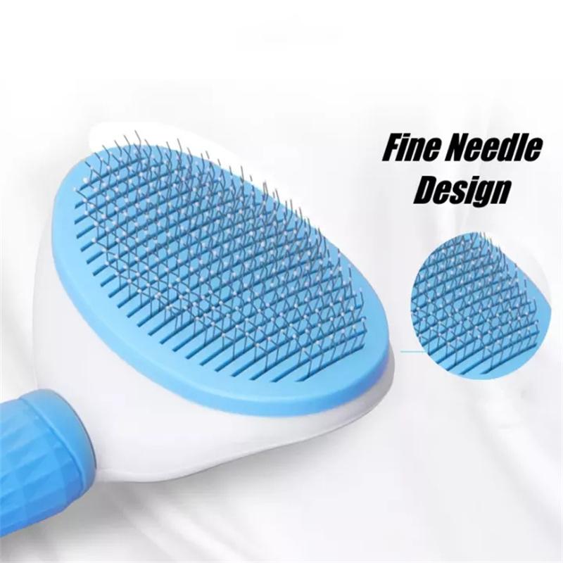 Pet Grooming Brush Comb Dog Self Cleaning Brush Hair Remover for Small Large Dog Cat
