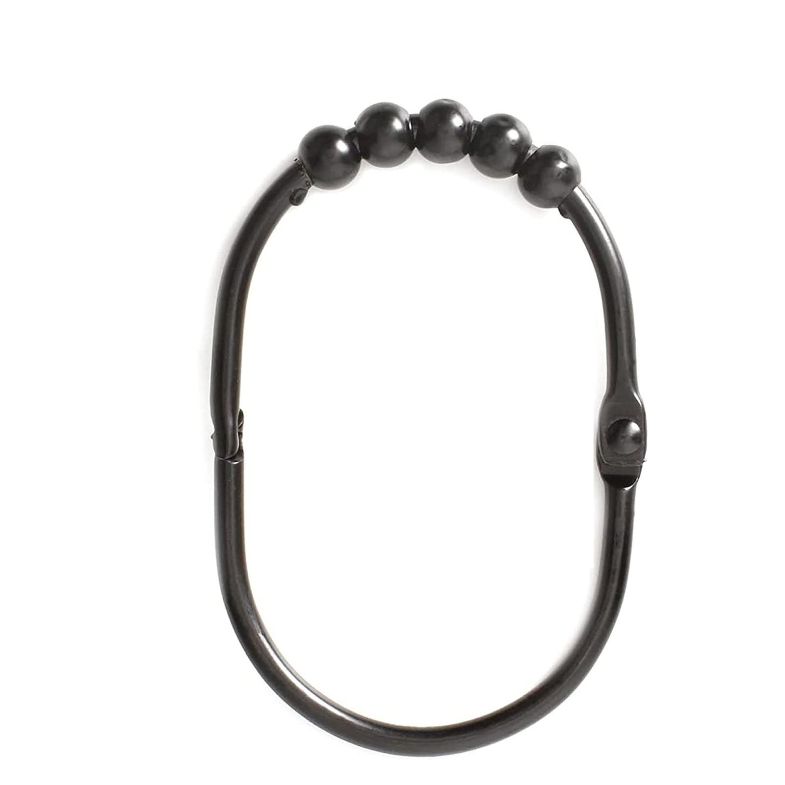 

Крючок с двойным ухом из нержавеющей стали, крючок для занавески для душа, двойной крючок, подходит для двойной занавески для душа