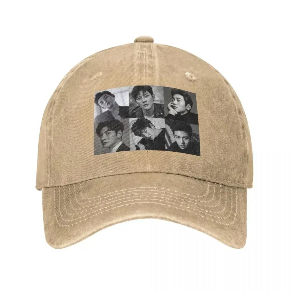 Ji Chang Wook Collage Baseball Cap Rave Golf Hat Cosplay Cap Woman Men'S