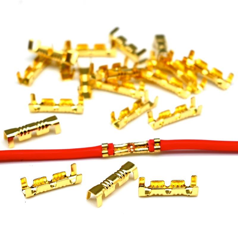 453 /453C U-shaped Terminal Tab Cold Inserts Terminal Wire Connector Terminales Electricos Small Teeth Terminal 0.3-4.0mm²