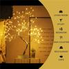 1Pc LED Night Light Mini Christmas Tree Copper Wire Garland Lamp for Kids Home Bedroom Decoration Decor Fairy Light Holiday Lighting