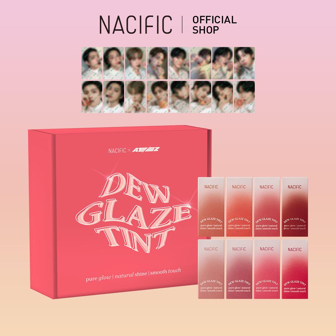 

[NACIFICxATEEZ] НАБОР ОТТЕНКОВ DEW GLAZE, Специальные фотокарточки OT8, Селфи-фотокарточки OT8, Сияющие губы, Росистый оттенок, Фруктовый оттенок