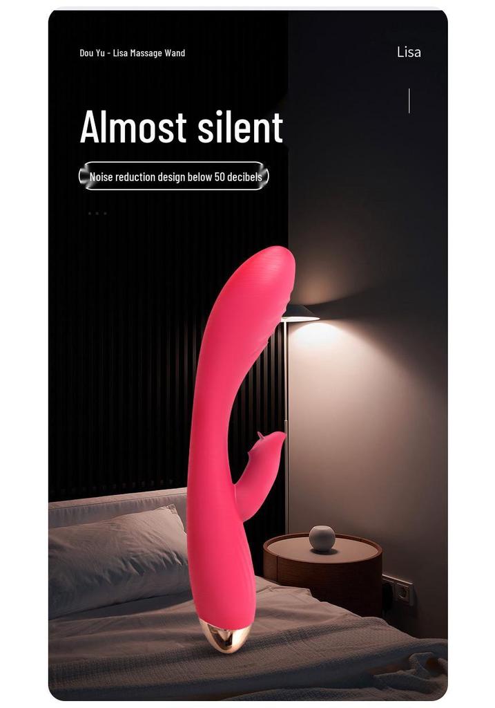 Dòuyùqíngqù Women's Tongue-Licking Vibrator & Dual Vibration Massage Stick