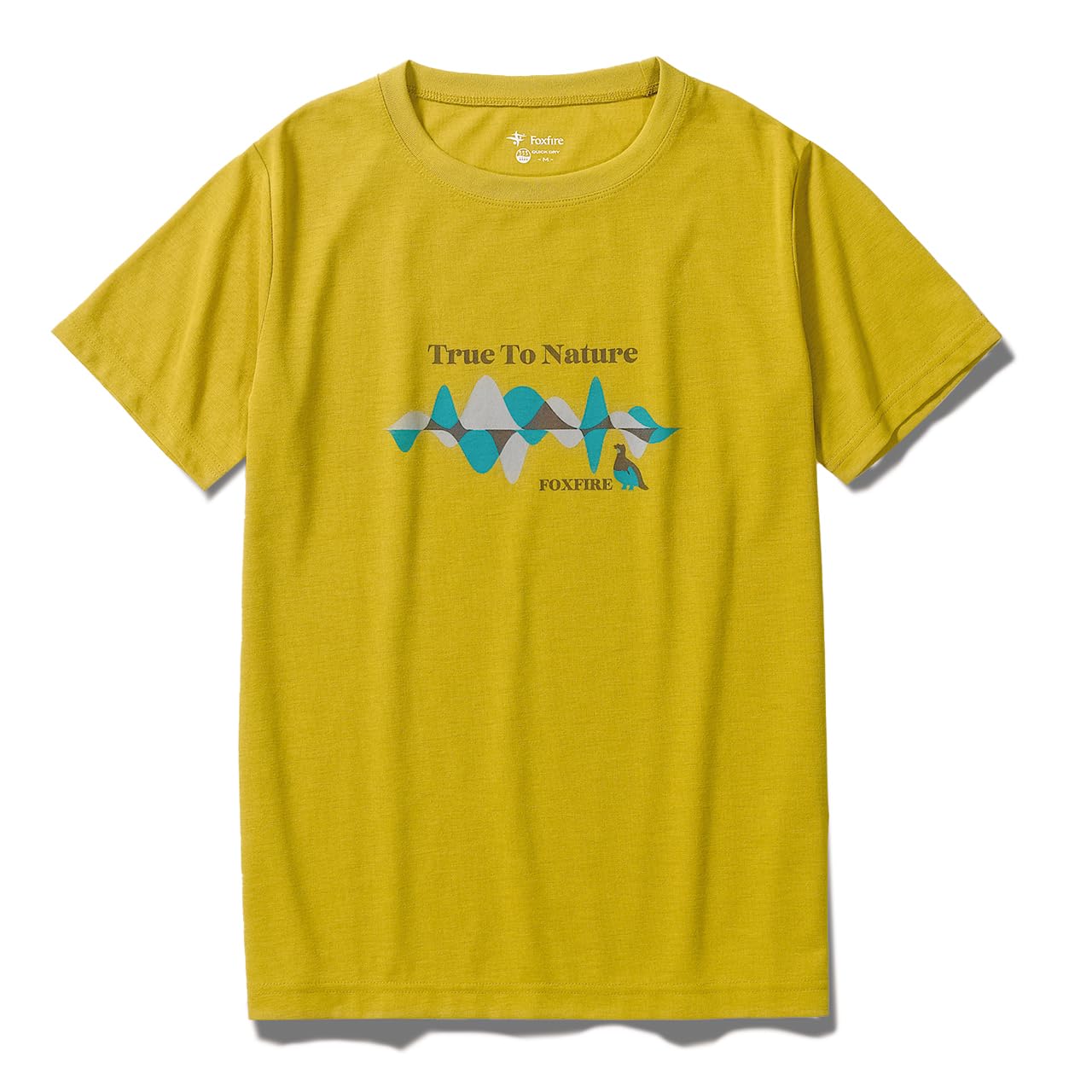 

Foxfire C-Shield Humming T-Shirt, S/S, Women s, Gold Yellow, 8215412, Moisture-Wicking, Quick-Drying, UV Protection, -3°C, Kokage Shield