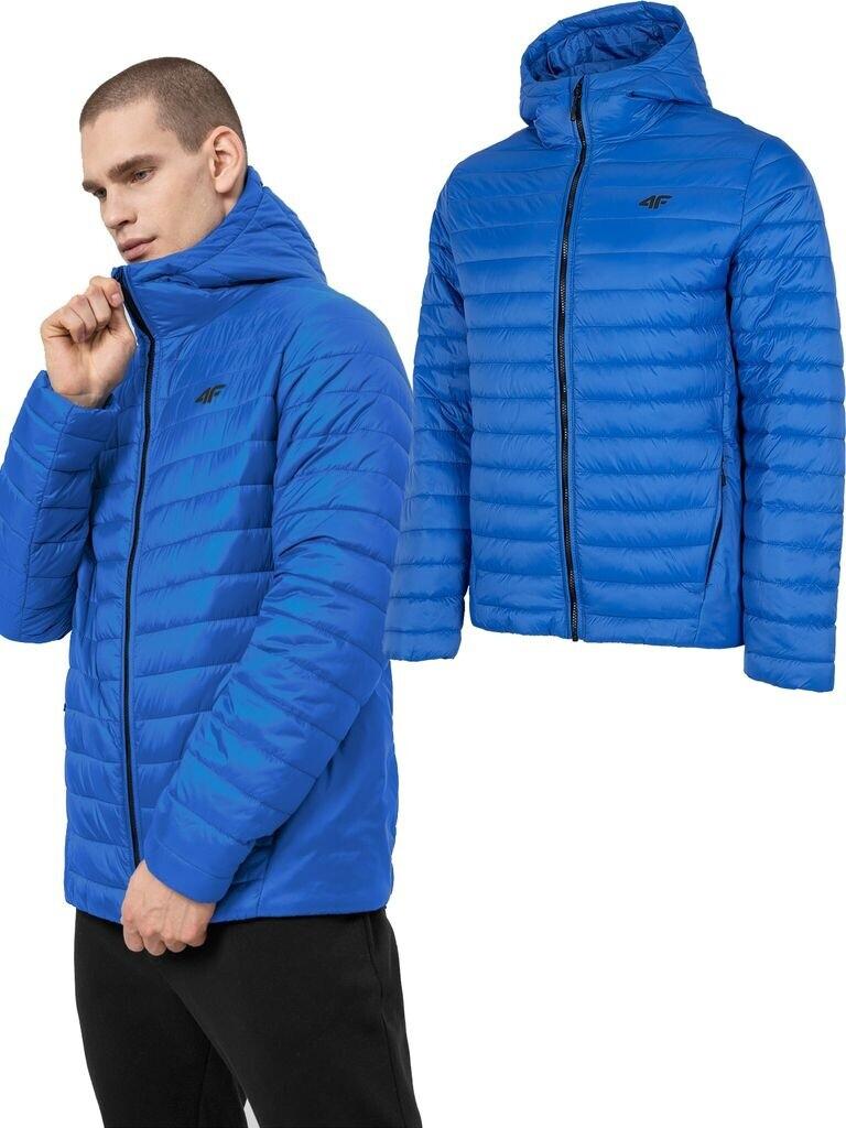 Winter Jacket 4F Quilted Jacket Down Jacket Blue Black