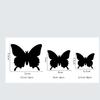 3D12pcs Butterfly Mirror Wall Sticker Self-adhesive Decal DIY Art Party Wedding Decoration Kids Room Home Decor Crystal Sticker