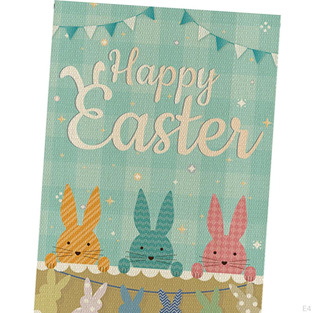 Bunny Garden Flag with for Outdoor Display