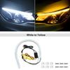 2PCS/lot 9-30V 30/45/60cm DRL Flowing Flexible LED Tube Strip Daytime Running Lights Turn Signal DRL Silica Gel LED Lamp