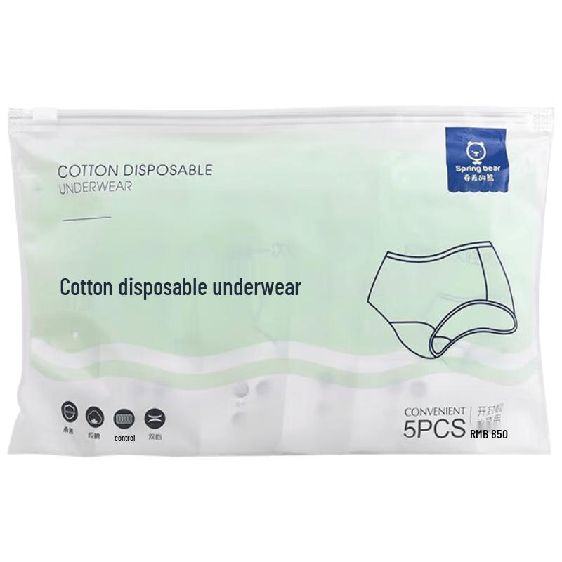 Spring Bear Women s Pure Cotton Disposable Underwear