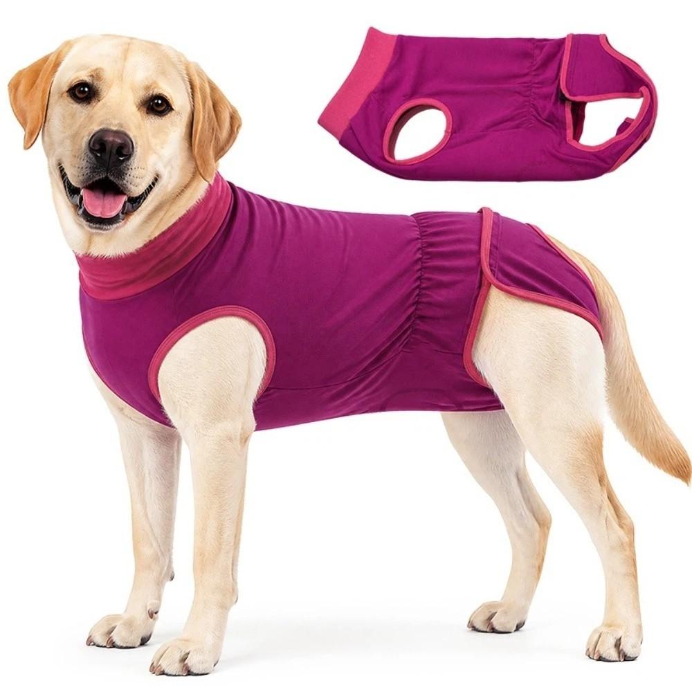 Soft Breathable Dog Anti Licking Shirt Adjustable Dog Jumpsuit Recovery Period XS