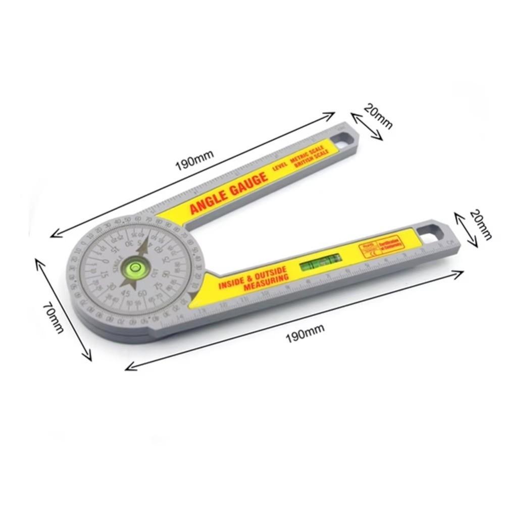 High Precision Angle Finder Rustproof Miter Angle Ruler New Measuring Tools For Building Trades