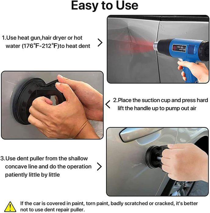Dent Removal Tools - CZYDDD - 2 Tools - Suction Cup - Car Repair - Object Lifting