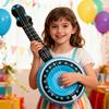 Blow Up Instruments Banjo Stage Accessories Inflatable Banjo Decoration For Outdoor Beach Birthday Celebrations Backyard