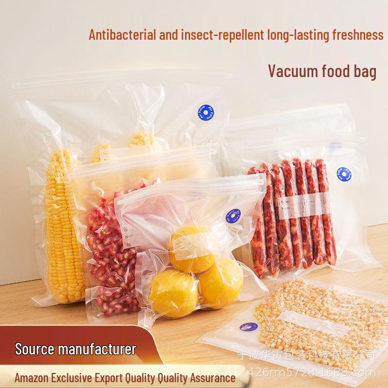 Thickened Vacuum Seal Bags with Air Pump for Food Storage and Preservation