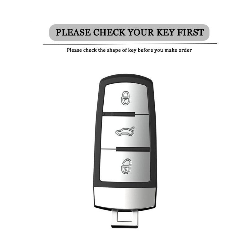 Soft Tpu Car Remote Key Case Cover Shell Fob For Volkswagen Vw Cc Passat B6 B7 Passat 3C Cc Car Key Protection Cover Accessories