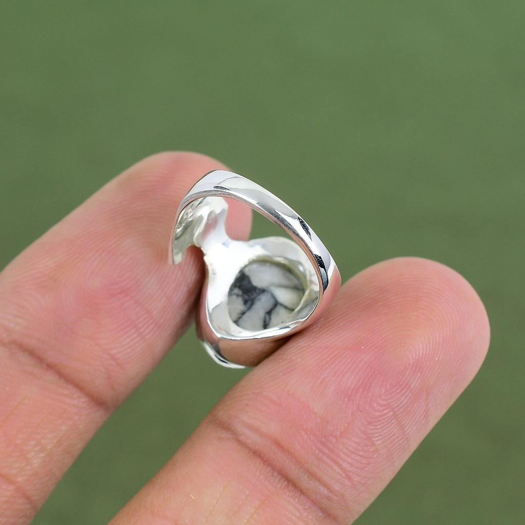 Pinolith Jasper Ring 925 Sterling Silver Ring Latest Design Jewelry Genuine Gemstone Ring Gift For Wife Handmade Ring Available In Ring Size