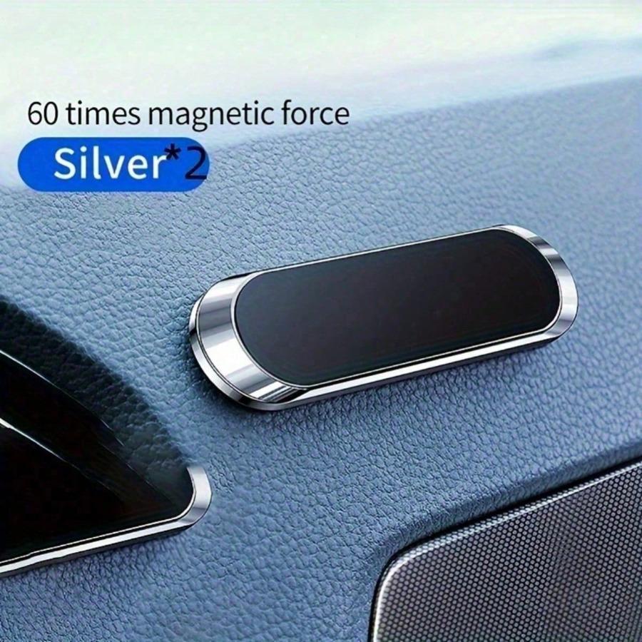 1pc Magnetic Car Phone Holder, Waterproof Alloy Bracket, Dashboard Car Phone Mount, GPS Navigation Phone Stand