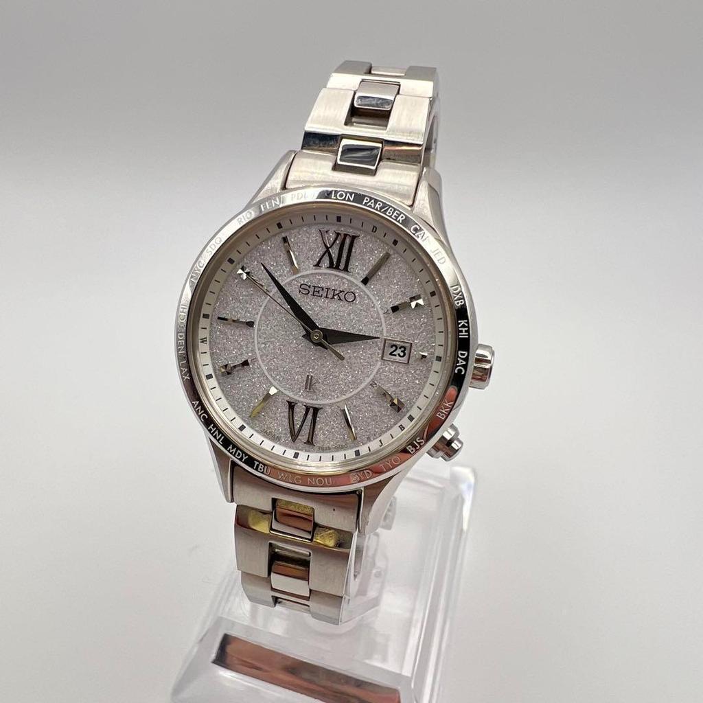 [USED] LUKIA glitter dial radio solar SEIKO watch